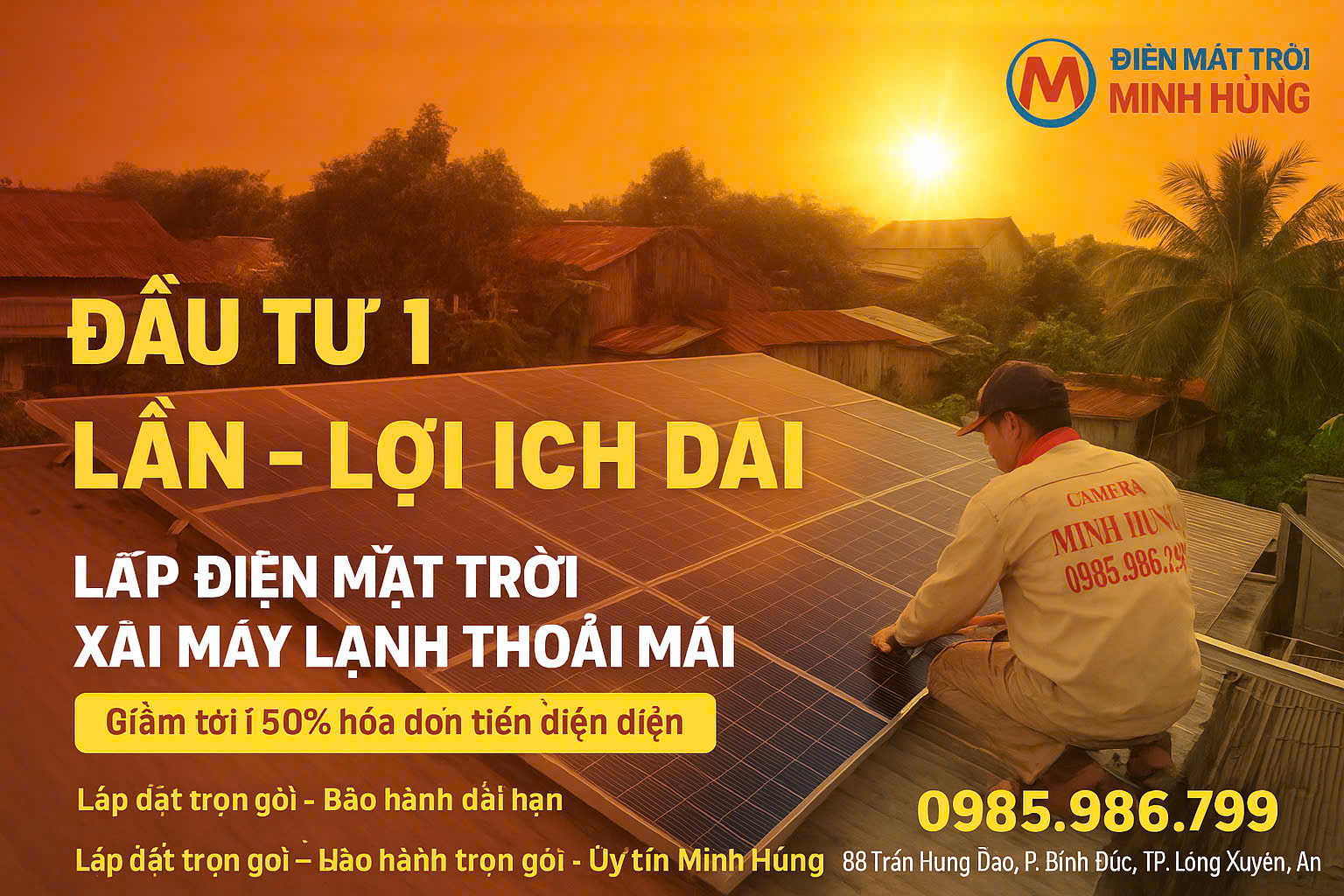 Điện mặt trời lưu trữ 10kw